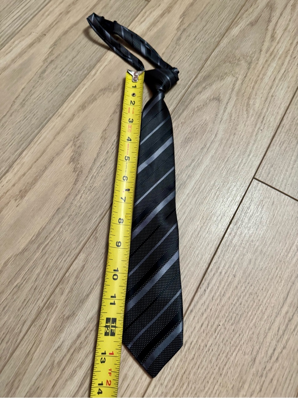 Classic Black Striped boy's adjustable Tie - Children’s Place